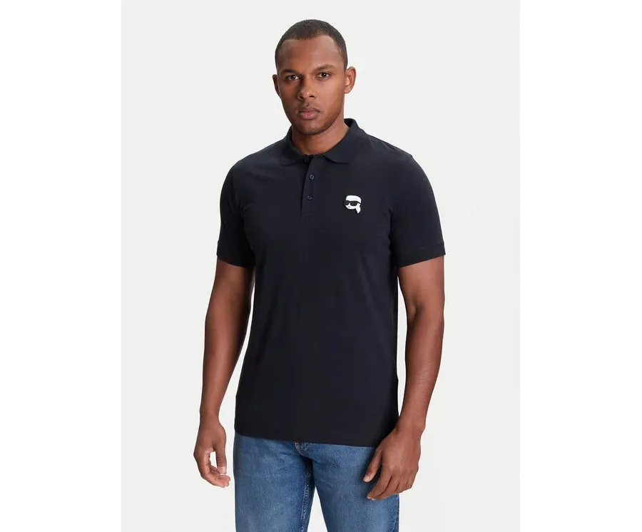 obrazek 1 KARL LAGERFELD Polo 745710 553224 Granatowy Regular Fit