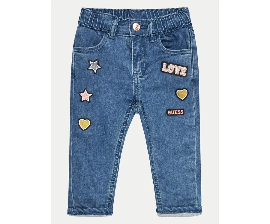 obrazek 1 Guess Jeansy K4BA09 D5G60 Granatowy Relaxed Fit