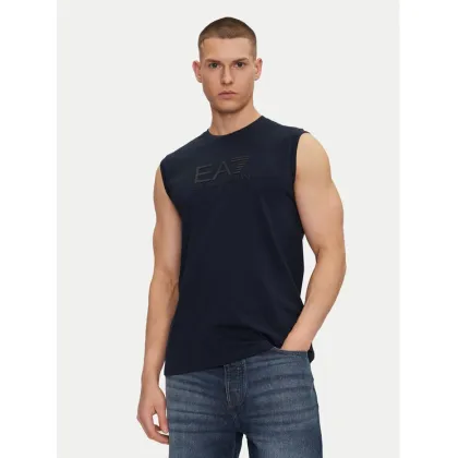 Zdjęcie EA7 Emporio Armani Tank top 7M000223 AF10375 UB102 Granatowy Regular Fit