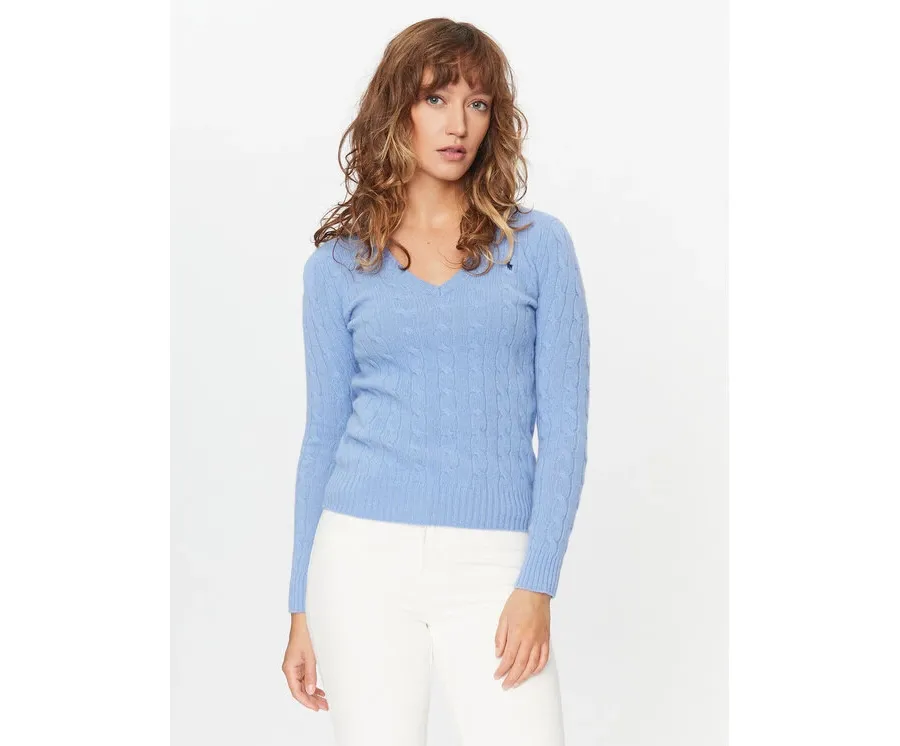 obrazek 1 Polo Ralph Lauren Sweter 211910422004 Niebieski Regular Fit