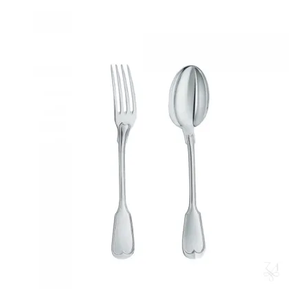 Zdjęcie 2-elementowy zestaw srebrnych sztućców dla dziecka – Zaramella Argenti