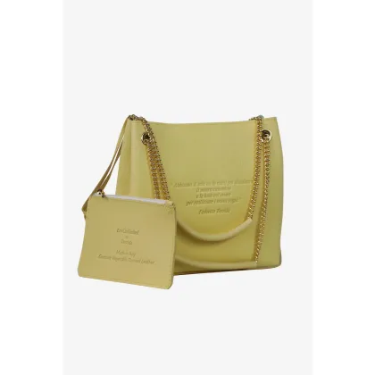 Zdjęcie Luksusowa torebka z grawerowanym wierszem - Terrida