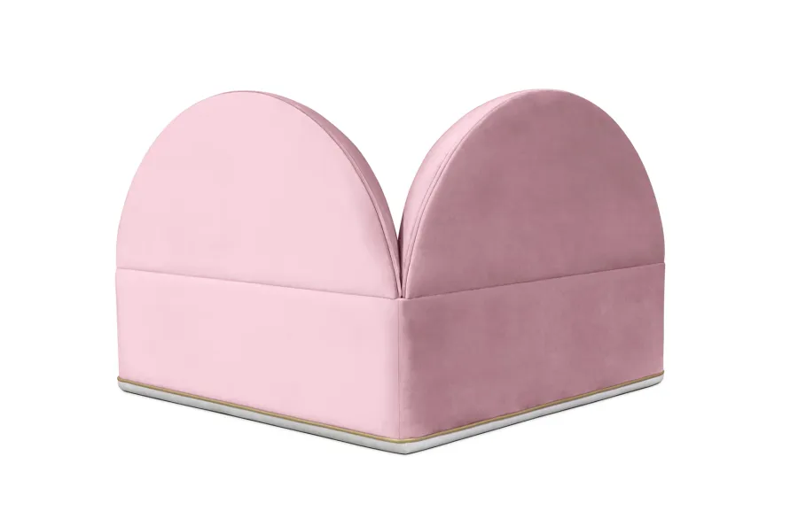 obrazek 4 Różowa designerska sofa dla dzieci