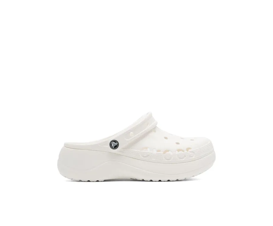 obrazek 1 Crocs Klapki BAYA PLATFORM CLOG 208186-100 Biały