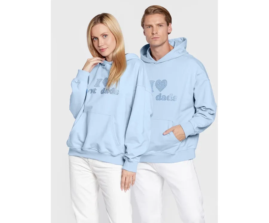 obrazek 1 2005 Bluza Unisex Hot Dads Błękitny Relaxed Fit