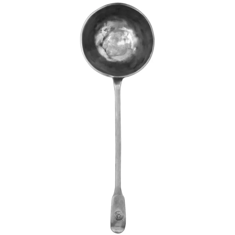 obrazek 2 Antyczna chochla z pewteru -  34 cm