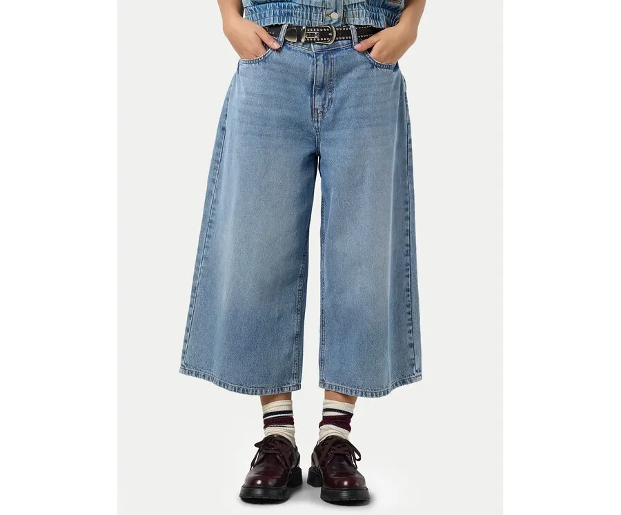 obrazek 1 Noisy May Szorty jeansowe Windie 27034082 Niebieski Relaxed Fit
