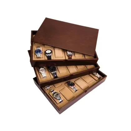 Zdjęcie Solidne, trzypiętrowe pudełko na 36 zegarków!