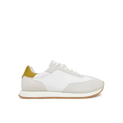 Zdjęcie Calvin Klein Sneakersy Low Prof Runn Laceup Cv Mix HM0HM01723 Biały