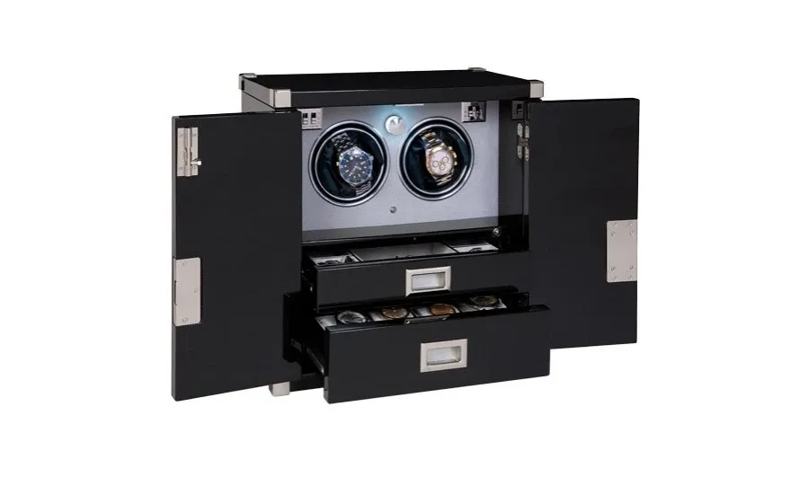 obrazek 1 Rotomat na 2 zegarki 2 Watch Mariners Chest Ebony W292