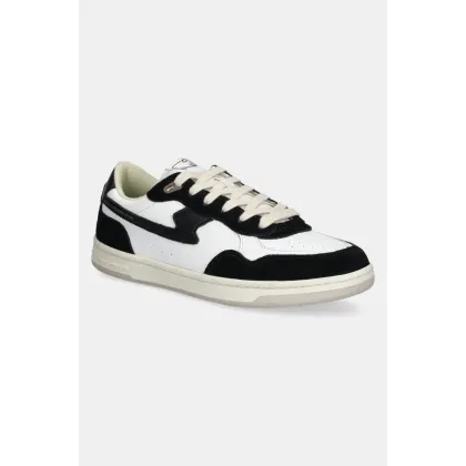 Zdjęcie Stepney Workers Club sneakersy Pro Cup 01 S-Strike Leather Suede męskie kolor czarny YQ03010