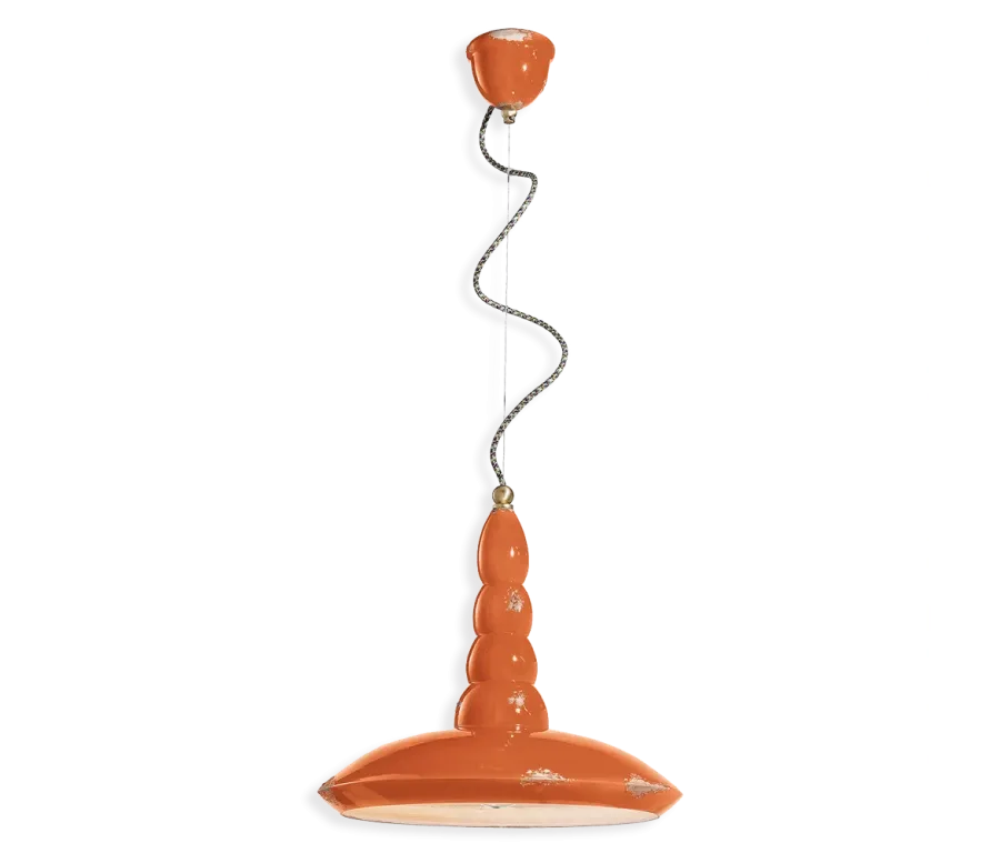 obrazek 6 Wyjątkowa włoska lampa wisząca w stylu vintage