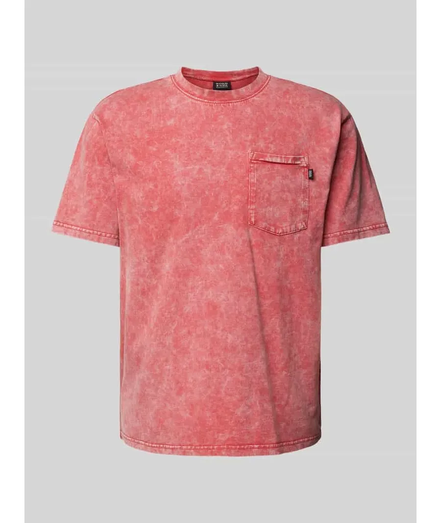 obrazek 1 T-shirt z prążkowanym okrągłym dekoltem