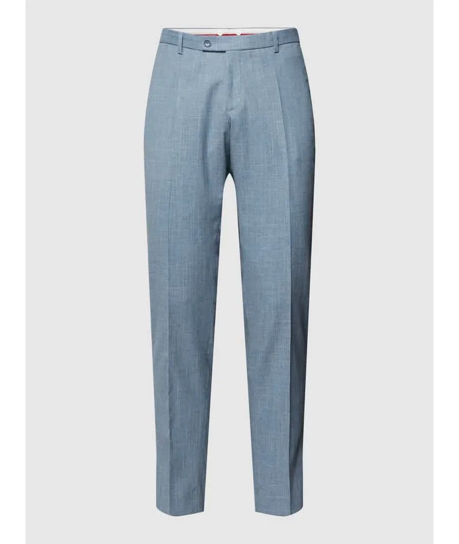 obrazek 1 Spodnie do garnituru o kroju slim fit z efektem melanżowym model ‘Paco’