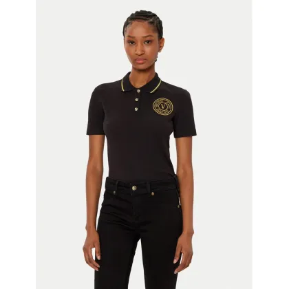 Zdjęcie Versace Jeans Couture Polo 78HAGT00 Czarny Regular Fit
