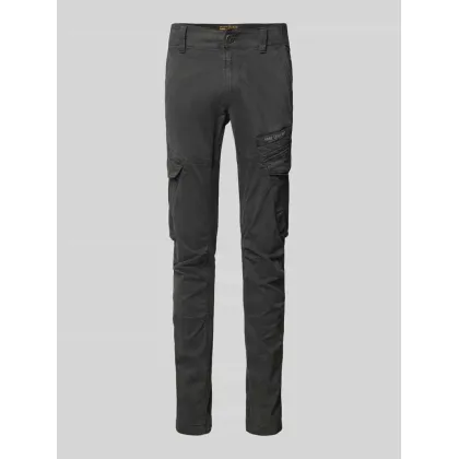 Zdjęcie Spodnie cargo o kroju slim fit z detalem z logo model ‘NORDROP’