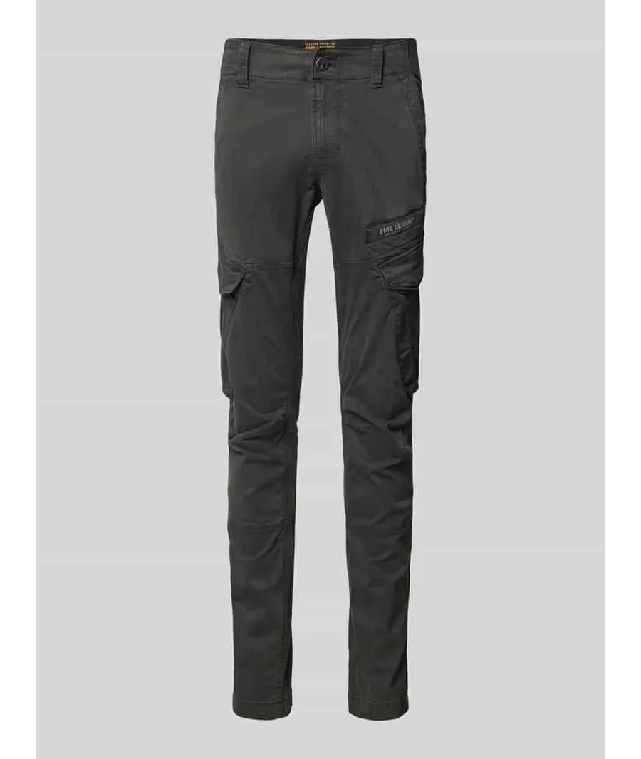 obrazek 1 Spodnie cargo o kroju slim fit z detalem z logo model ‘NORDROP’