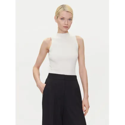 Zdjęcie HUGO Bluzka Sarepilk 50542597 Écru Slim Fit