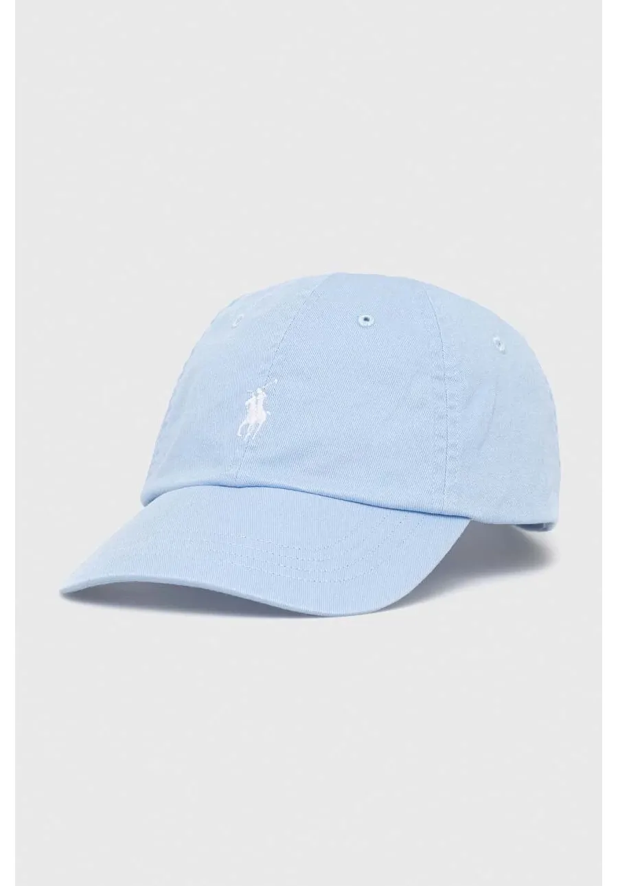 obrazek 1 Polo Ralph Lauren czapka z daszkiem bawełniana kolor niebieski gładka 211912843