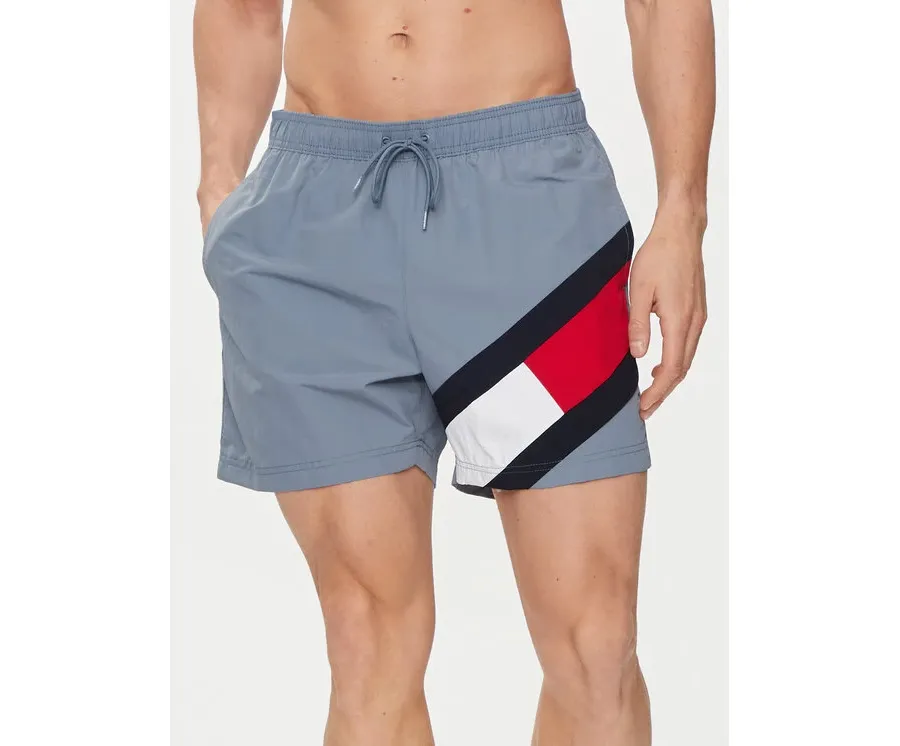 obrazek 1 Tommy Hilfiger Szorty kąpielowe UM0UM02048 Niebieski Slim Fit