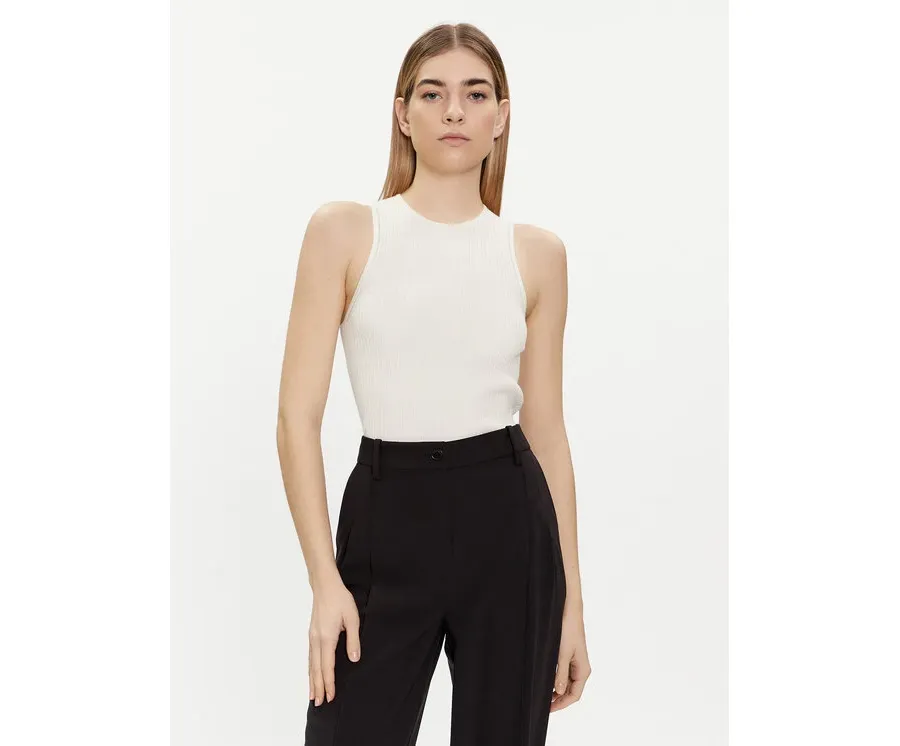 obrazek 1 Calvin Klein Top K20K206506 Biały Slim Fit