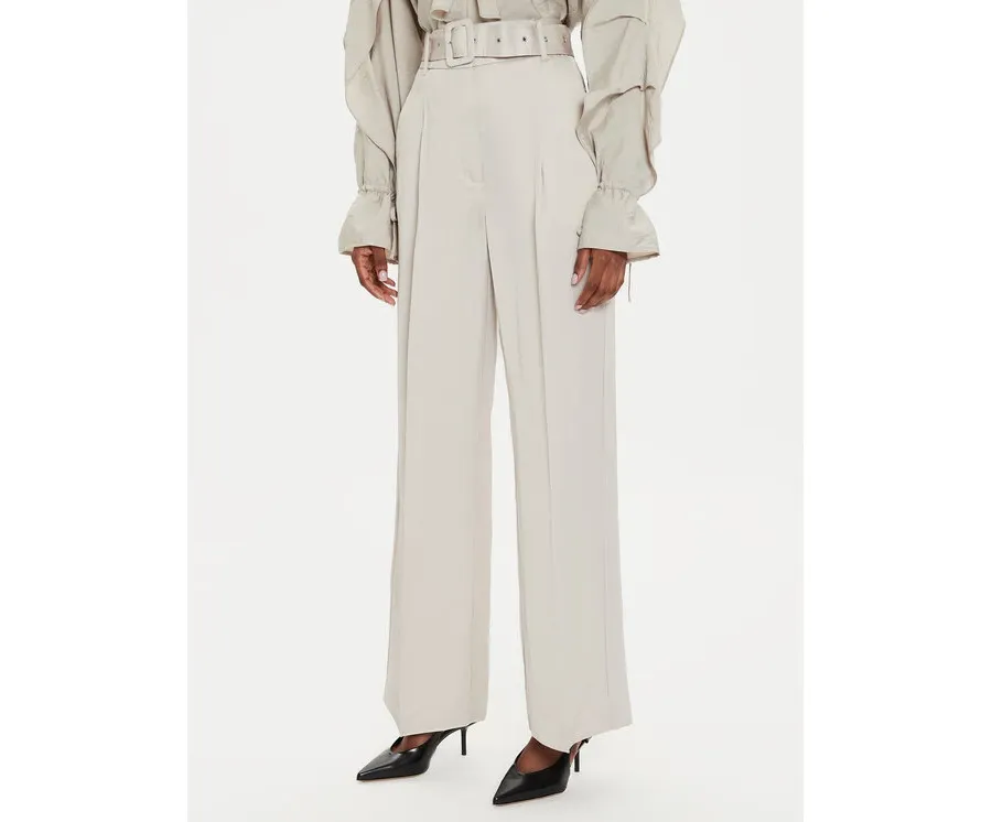 obrazek 1 Karen by Simonsen Spodnie materiałowe Priscilla 10105042 Beżowy Loose Fit