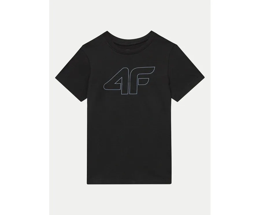 obrazek 1 4F T-Shirt 4FJWMM00TTSHM1627 Czarny Regular Fit