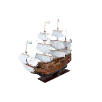 Zdjęcie Wielki Ekskluzywny model żaglowca Vasa z rozwiniętymi żaglami