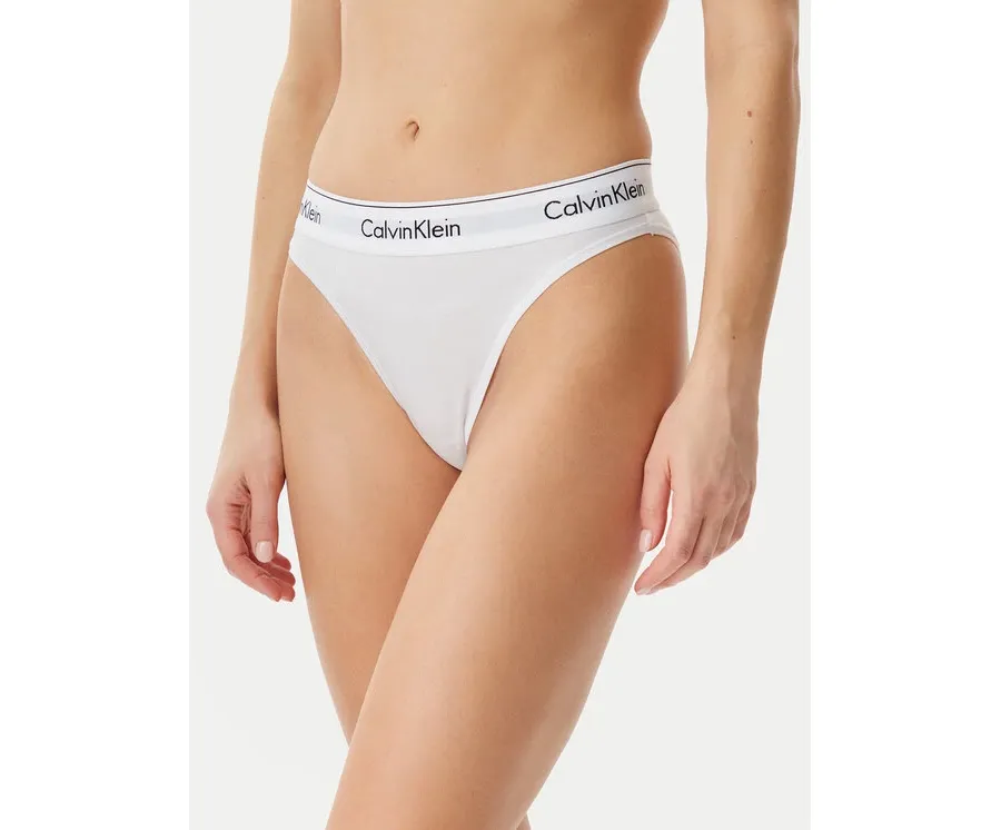 obrazek 1 Calvin Klein Underwear Figi klasyczne z wysokim stanem LV00QF8319 Biały