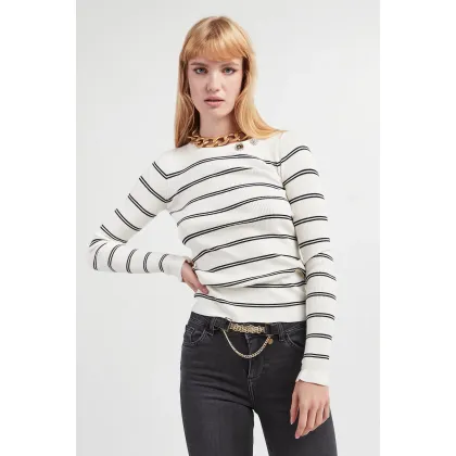 Zdjęcie Sweter damski w paski LIU JO Liu Jo
