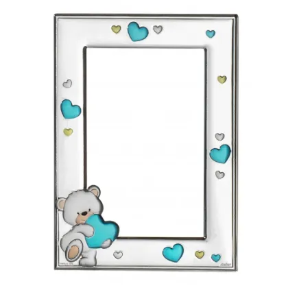 Picture Phenomenal Teddy bear photo frame with hearts 13x18