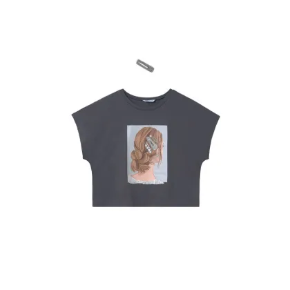 Zdjęcie Mayoral T-Shirt 6021 Szary Relaxed Fit