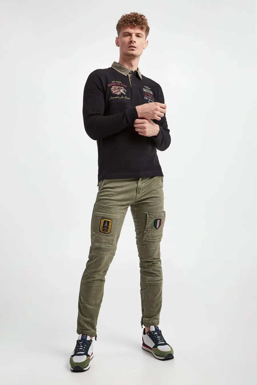 obrazek 1 Spodnie męskie AERONAUTICA MILITARE Aeronautica Militare