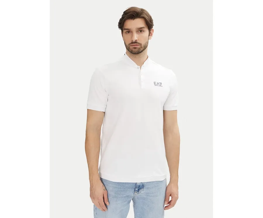 obrazek 1 EA7 Emporio Armani Polo 7M000183 AF13511 U0002 Biały Regular Fit