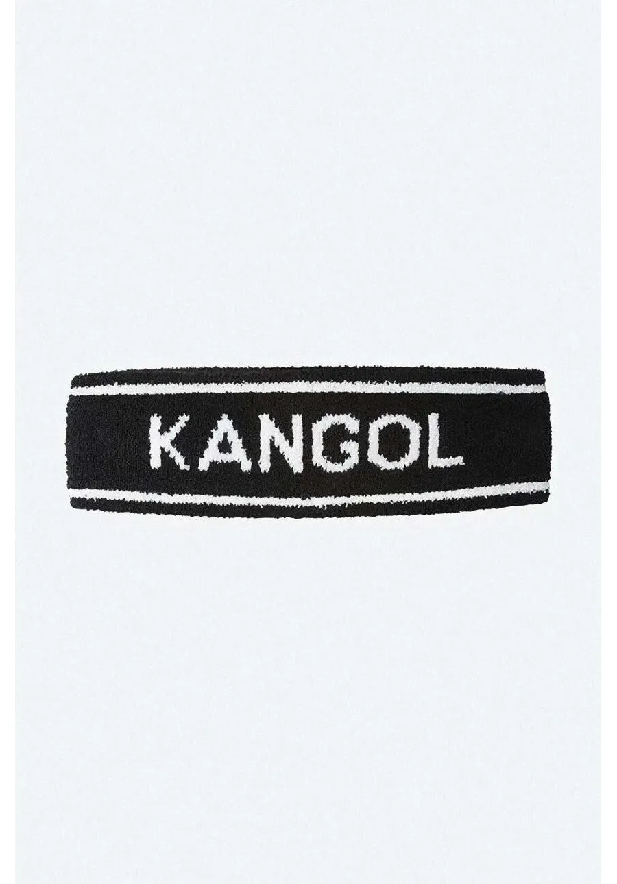 obrazek 1 Kangol opaska na głowę kolor czarny K3302ST-WHITE/CIAN