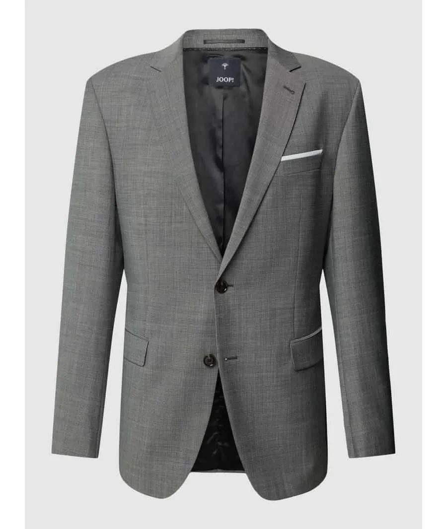 obrazek 1 Marynarka na dwa guziki o kroju slim fit z tkanym wzorem model ‘Finch’