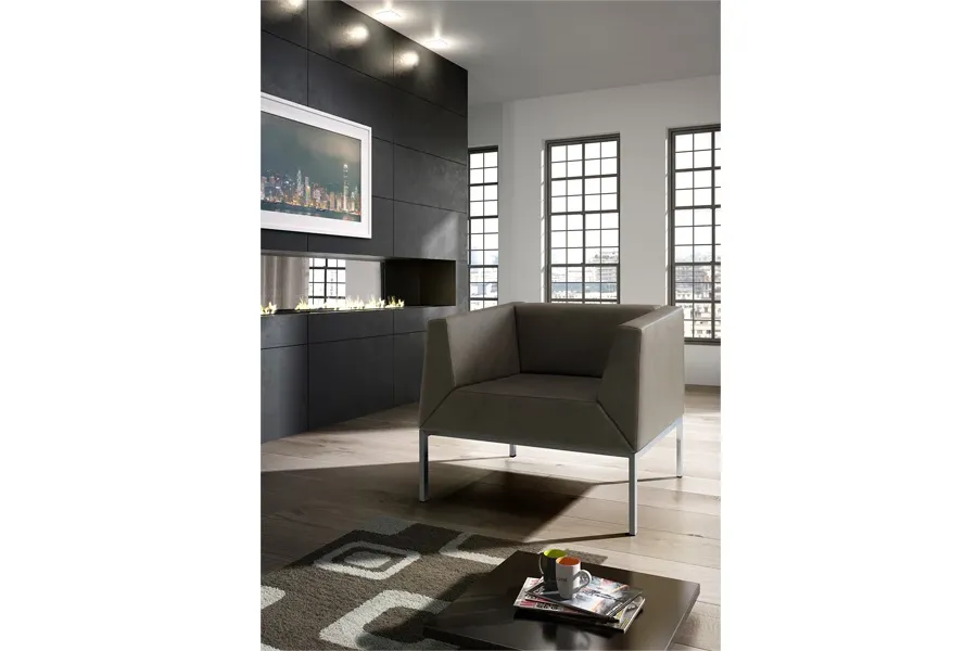 picture 2 Leather office or waiting room chair – Leyform