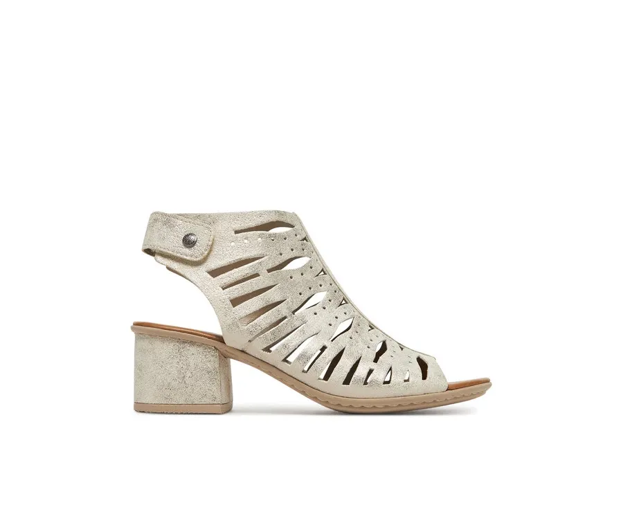 obrazek 1 Rieker Sandały 64676-60 Złoty