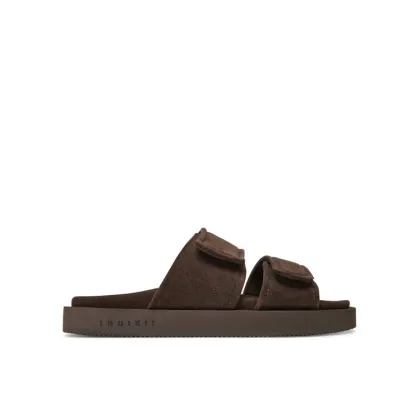 Zdjęcie Inuikii Klapki Suede Double Band 50102-510 Brązowy