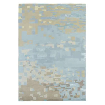 Picture Elegant blue-beige modern carpet - YARA MIST 134218