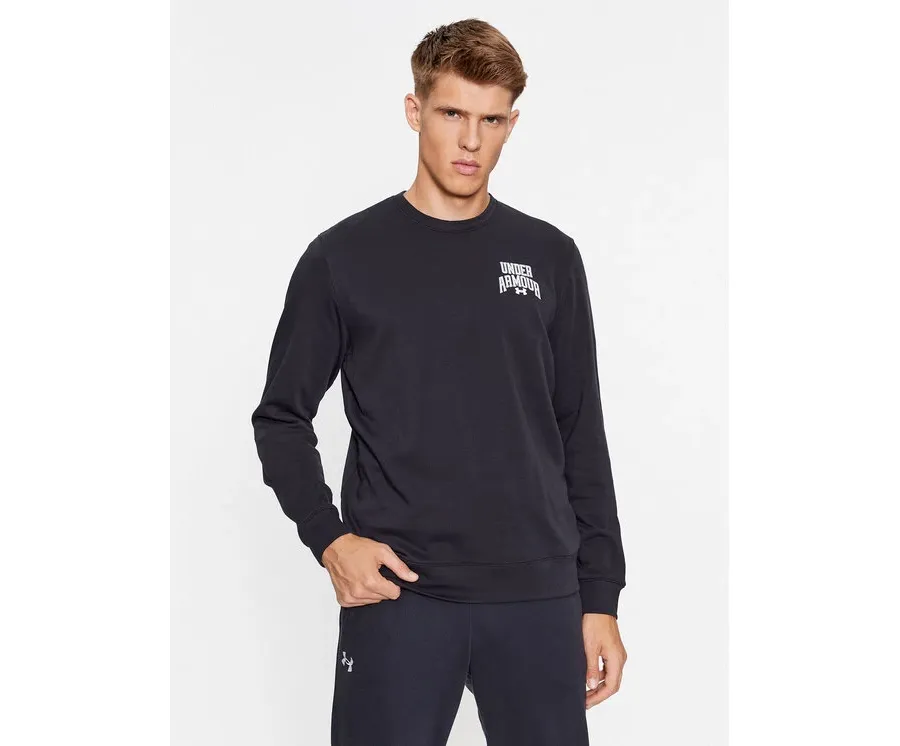 obrazek 1 Under Armour Bluza Ua Rival Terry Graphic Crew 1379764 Czarny Loose Fit