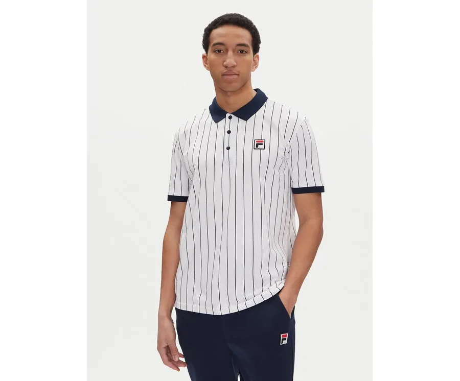 obrazek 1 Fila Polo Linter FAM0923 Biały Regular Fit