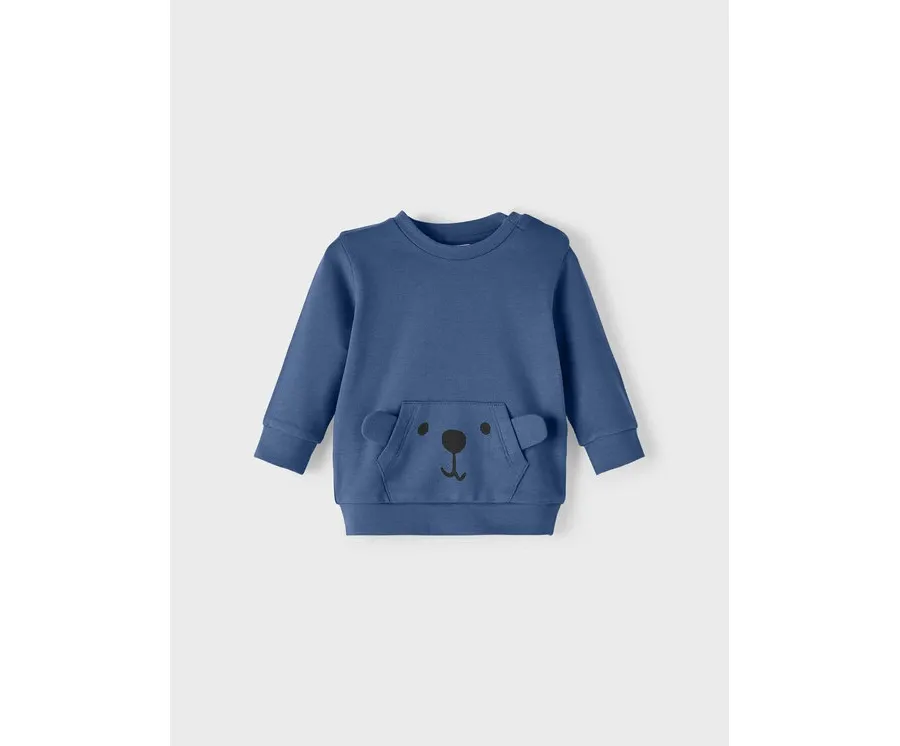 obrazek 1 NAME IT Bluza 13212774 Niebieski Regular Fit