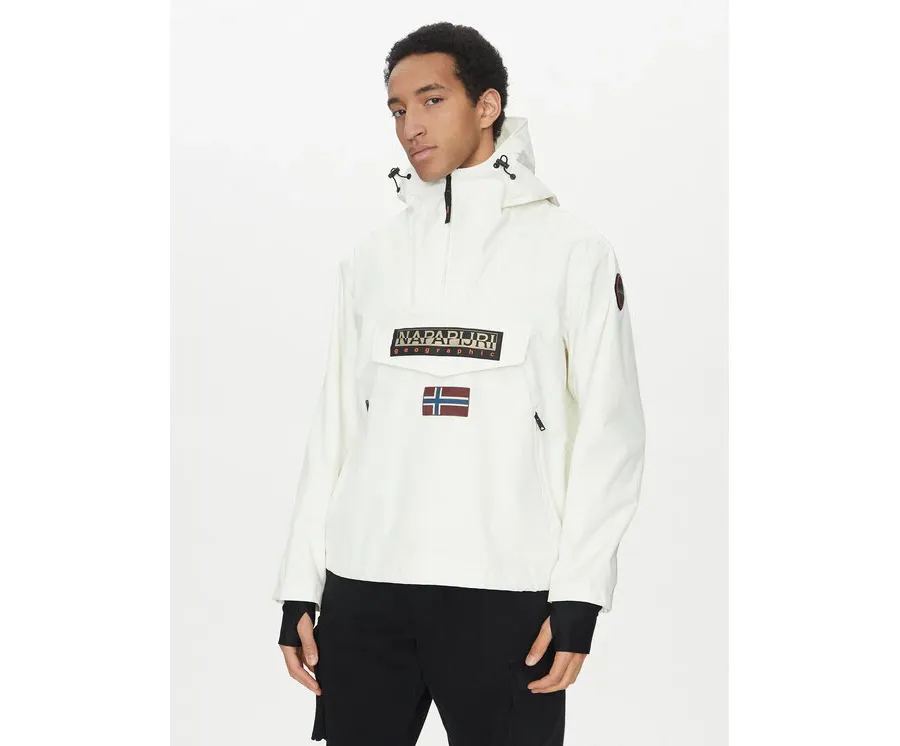 obrazek 1 Napapijri Kurtka anorak Rainforest Next Sum NP0A4ILW Biały Loose Fit
