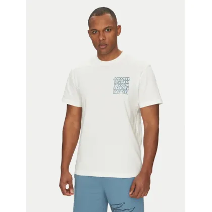 Zdjęcie Lacoste T-Shirt TH0288 Écru Classic Fit