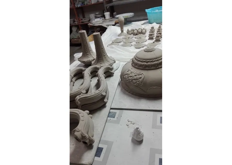 obrazek 5 Unikalny ceramiczny żyrandol do jadalni