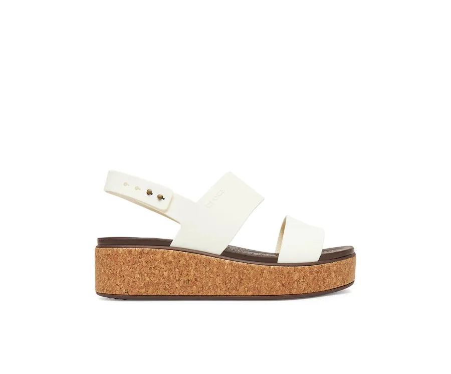 obrazek 1 Crocs Sandały Brooklyn Cork Low Wedge 211144 Czarny