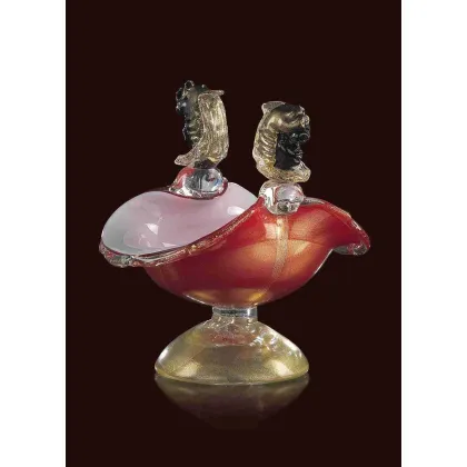 Zdjęcie Stylowy wenecki kubek mauretański ze szkła Murano