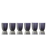 Picture Decorative set of 6 Murano glass water glasses