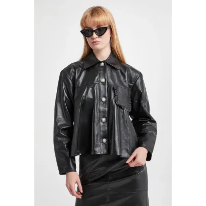 Zdjęcie Koszula damska skórzana CUSTOMMADE Custommade